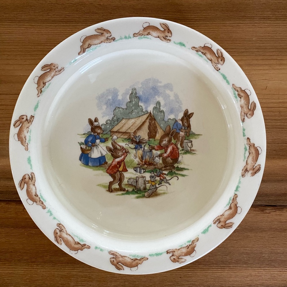 Bunnykins Bowl - camping